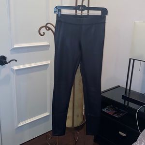 Express XS leatherette leggings